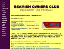 Tablet Screenshot of beamishownersclub.com
